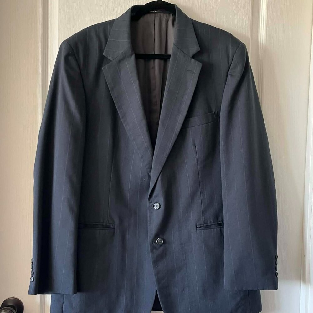 Executive Collection Blazer 46L Dark Blue Wool Men's size 46L